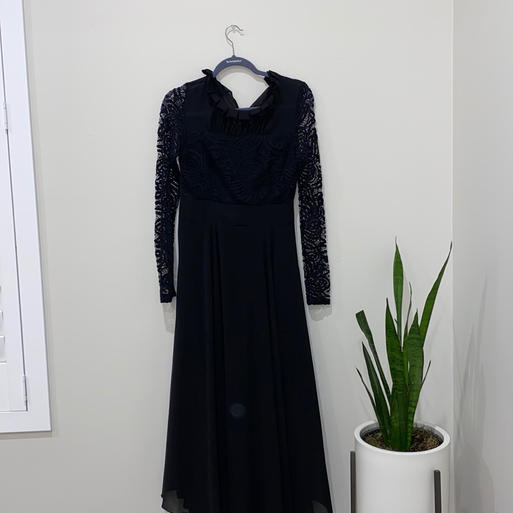 Black maxi dress